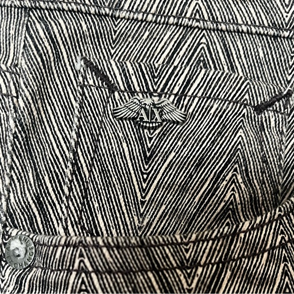 Armani Exchange Pattern Skinny Pants Women’s 30 - Picture 3 of 6